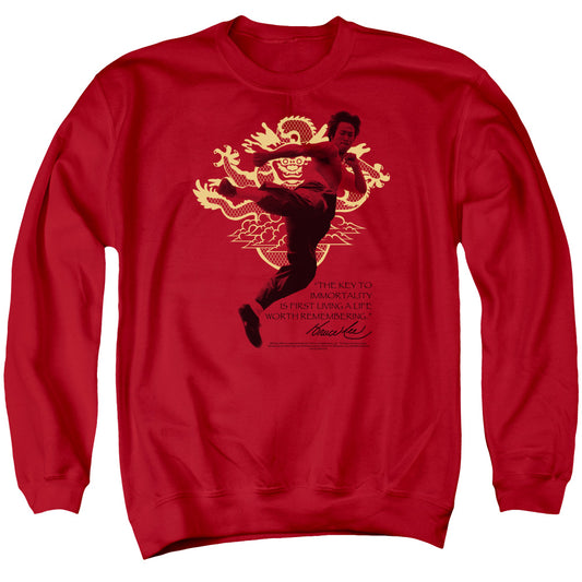 Bruce Lee™ Sweatshirt - Officially Licensed - Immortal Dragon - Adult Unisex Crewneck Sweatshirt