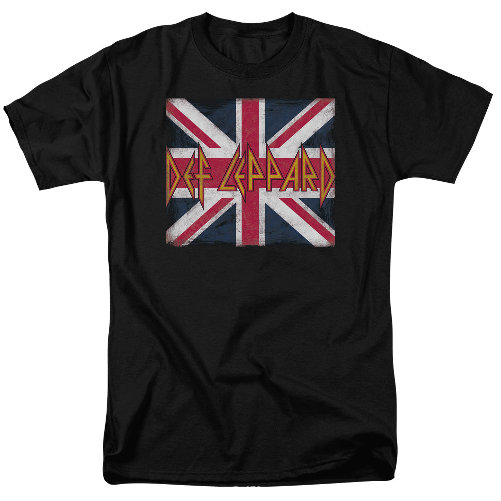 Def Leppard™ Rock Band Shirt - Officially Licensed - Adult Unisex Short Sleeve T-Shirt - Union Jack