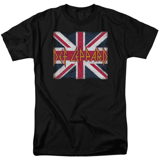 Def Leppard™ Rock Band Shirt - Officially Licensed - Adult Unisex Short Sleeve T-Shirt - Union Jack