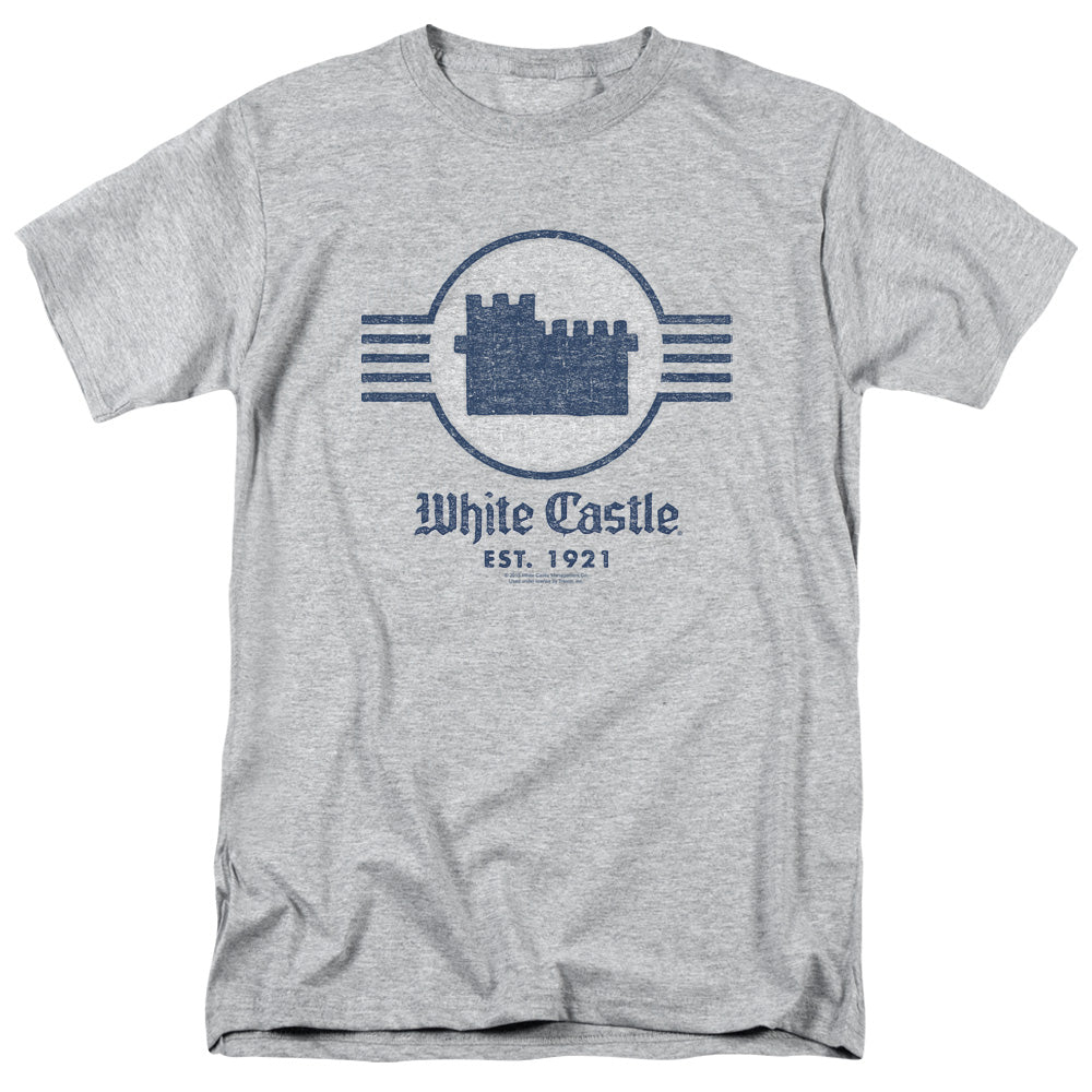 White Castle™ Shirt - Officially Licensed - Emblem - Fast Food Restaurant - Adult Unisex Short Sleeve T-Shirt