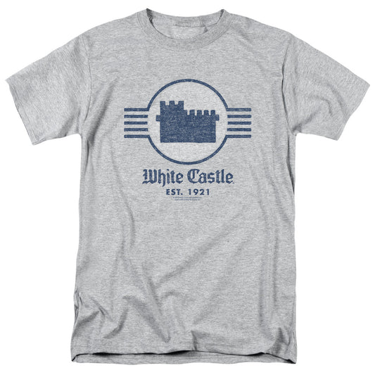 White Castle™ Shirt - Officially Licensed - Emblem - Fast Food Restaurant - Adult Unisex Short Sleeve T-Shirt