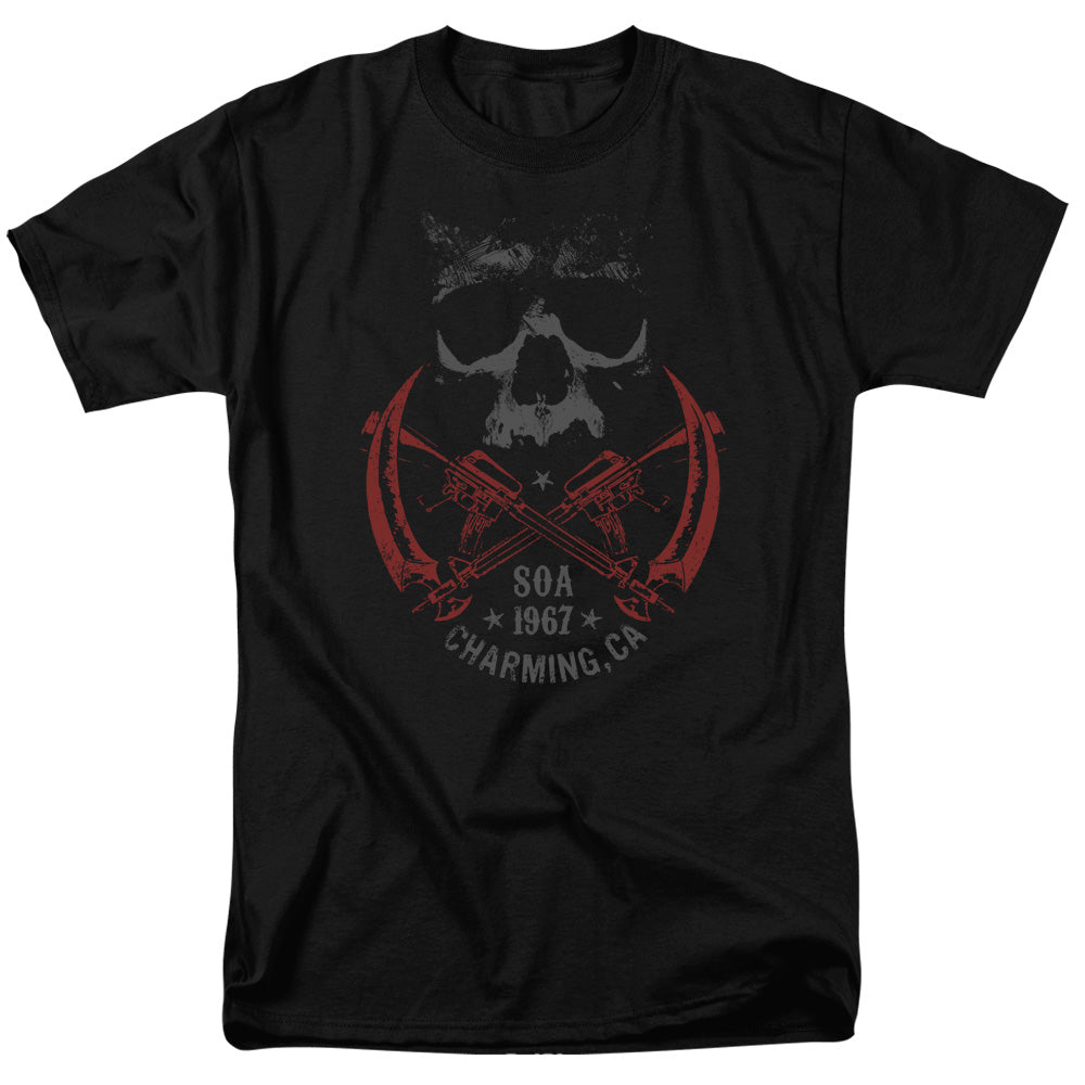 Sons Of Anarchy™ Shirt - Officially Licensed - Cross Guns - Adult Unisex Short Sleeve T-Shirt