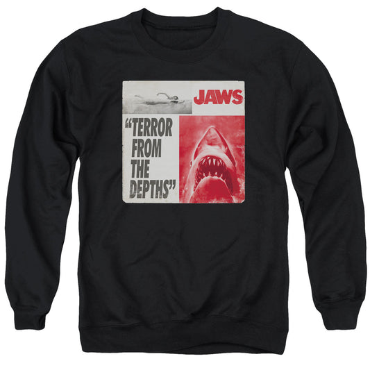 Jaws™ - Adult Unisex Sweatshirt - Crewneck Sweater Sweat Shirt Movie - Terror - Officially Licensed