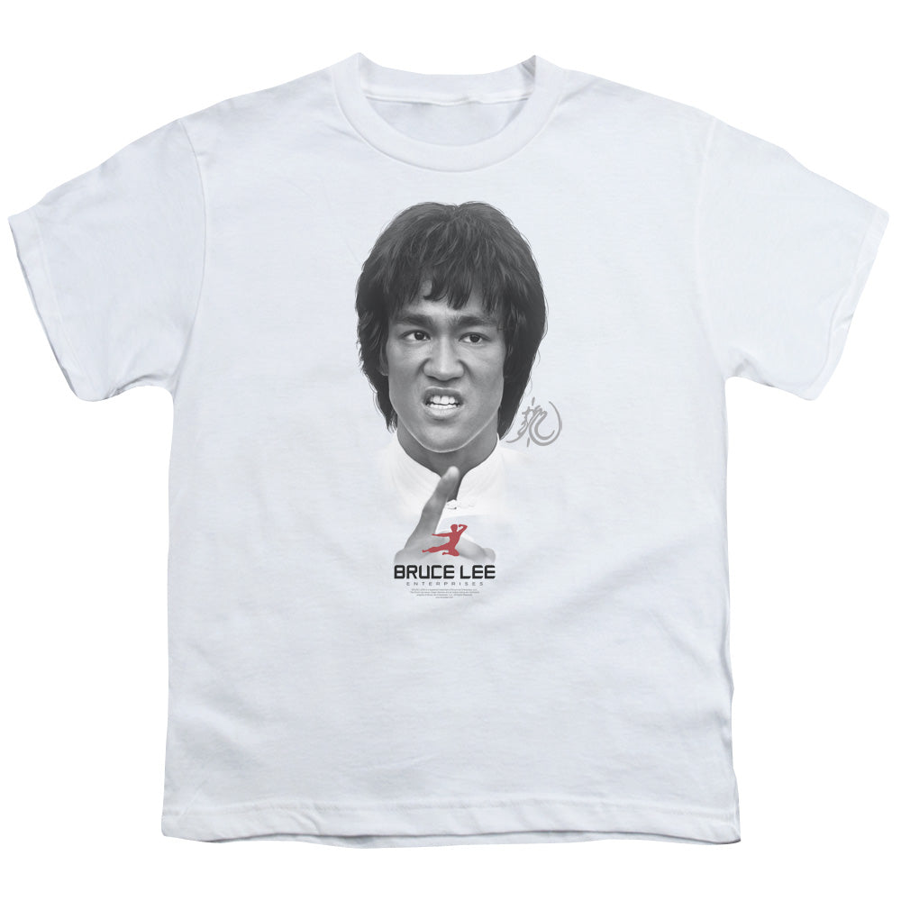Bruce Lee - Youth Kids T-Shirt (Ages 7+) - Short Sleeve Youth T-Shirt Tee - Self Help - Officially Licensed - S M L XL