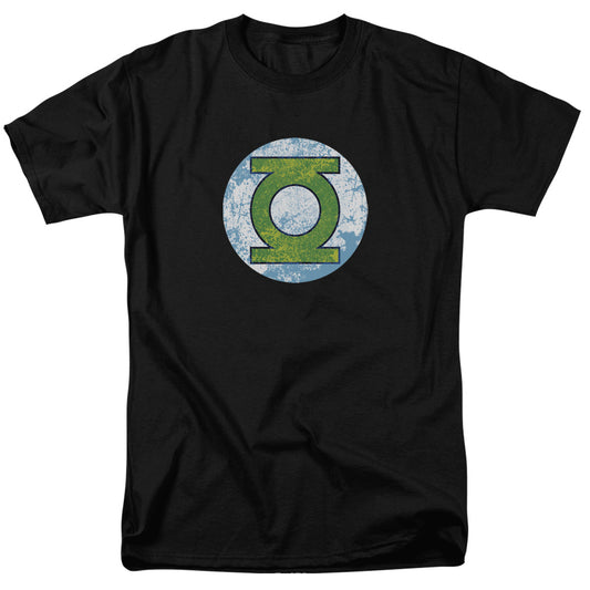 Green Lantern™ Retro Shirt - DC Comics Vintage - Officially Licensed - Adult Unisex Short Sleeve T-Shirt - Neon Distressed Logo