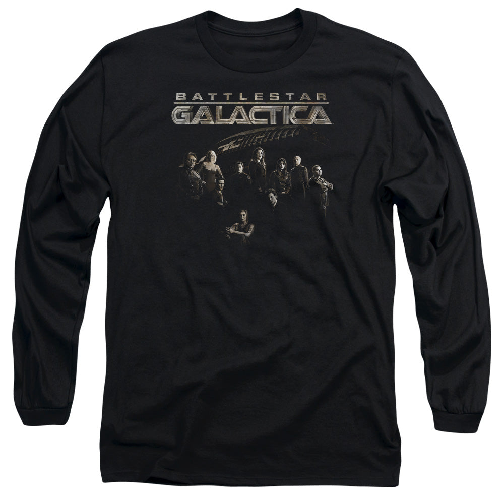 Battlestar Galactica - Battle Cast - Unisex Adult Long Sleeve T-Shirt