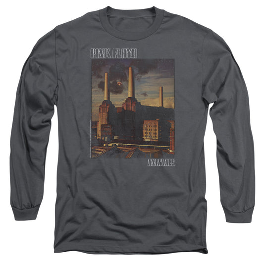 Pink Floyd™ Long Sleeve Shirt - Officially Licensed - Faded Animals - Unisex Adult Long Sleeve T-Shirt - David Gilmour, Rock Band, Roger Waters