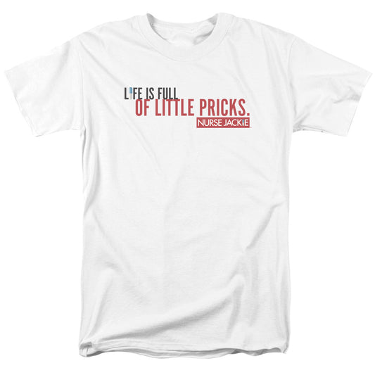 Nurse Jackie™ TV Show Shirt - Life Is Full - Officially Licensed - Adult Unisex Short Sleeve T-Shirt