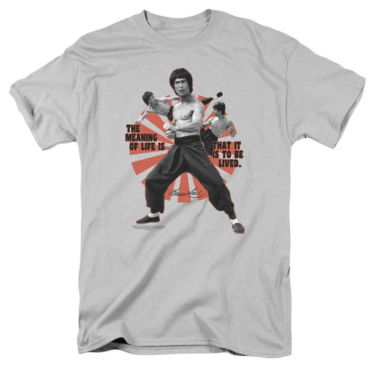 Bruce Lee™ Shirt - Officially Licensed - Adult Unisex Short Sleeve T-Shirt - Martial Arts Shirt - Kung Fu Shirt - Meaning Of Life
