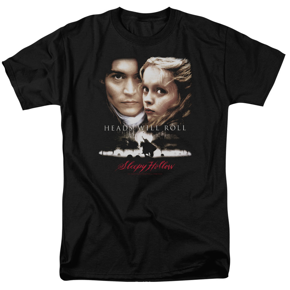 Sleepy Hollow™ Horror Movie Shirt - Officially Licensed - Heads Will Roll - Unisex Adult Short Sleeve T-Shirt