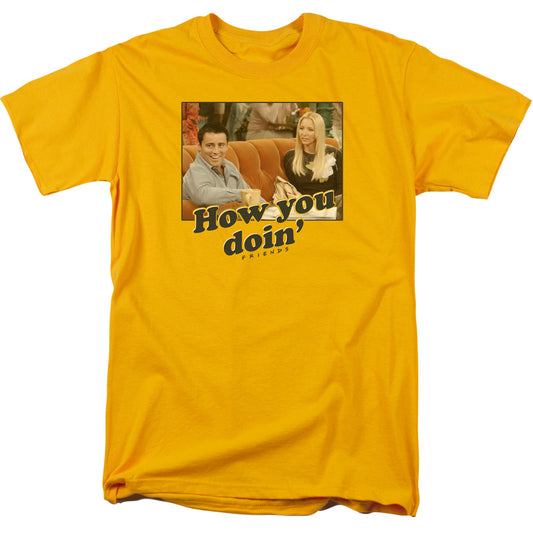 Friends™ TV Show Shirt - Officially Licensed - Adult Unisex Short Sleeve T-Shirt - How You Doin