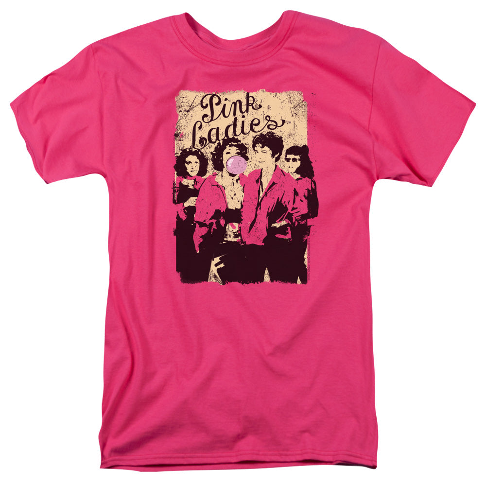Grease™ Movie Shirt - Officially Licensed - Adult Unisex Short Sleeve T-Shirt - Pink Ladies