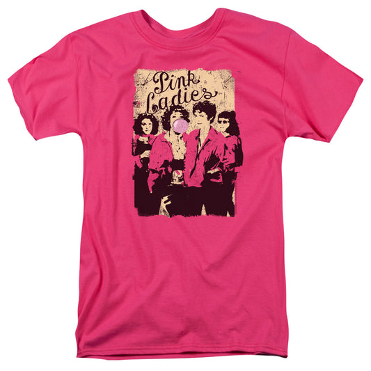 Grease™ Movie Shirt - Officially Licensed - Adult Unisex Short Sleeve T-Shirt - Pink Ladies