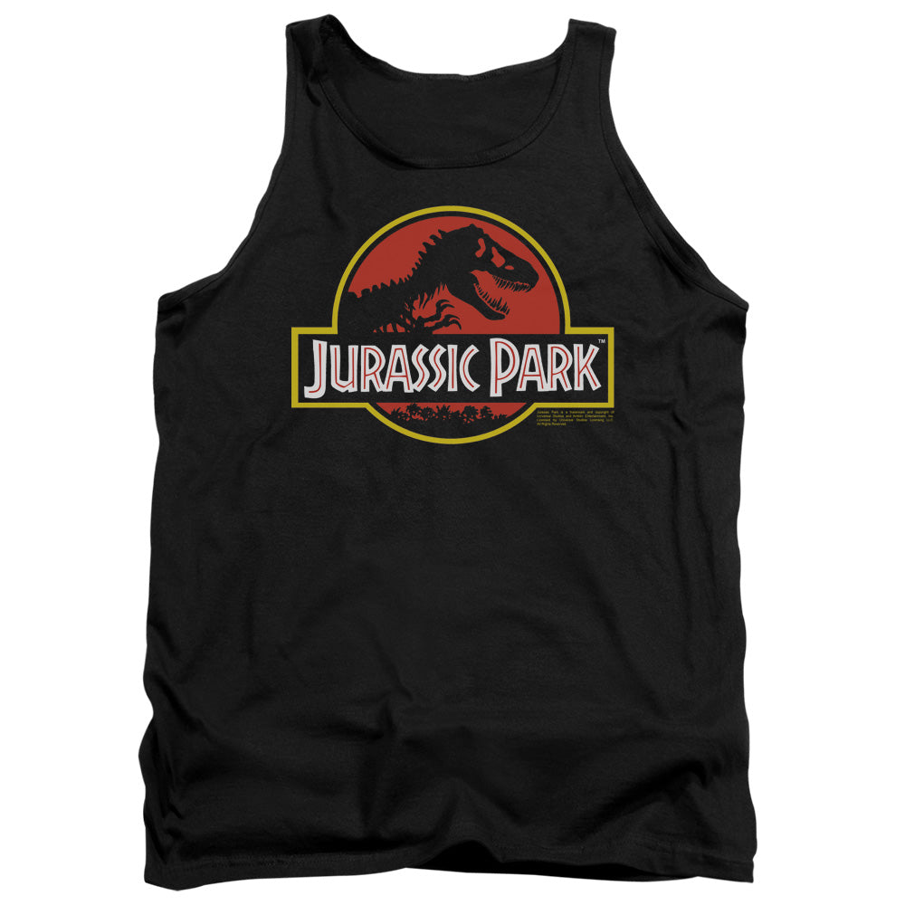 Jurassic Park - Classic Logo Adult Tank - Forces Of Mankind