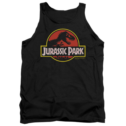 Jurassic Park - Classic Logo Adult Tank - Forces Of Mankind