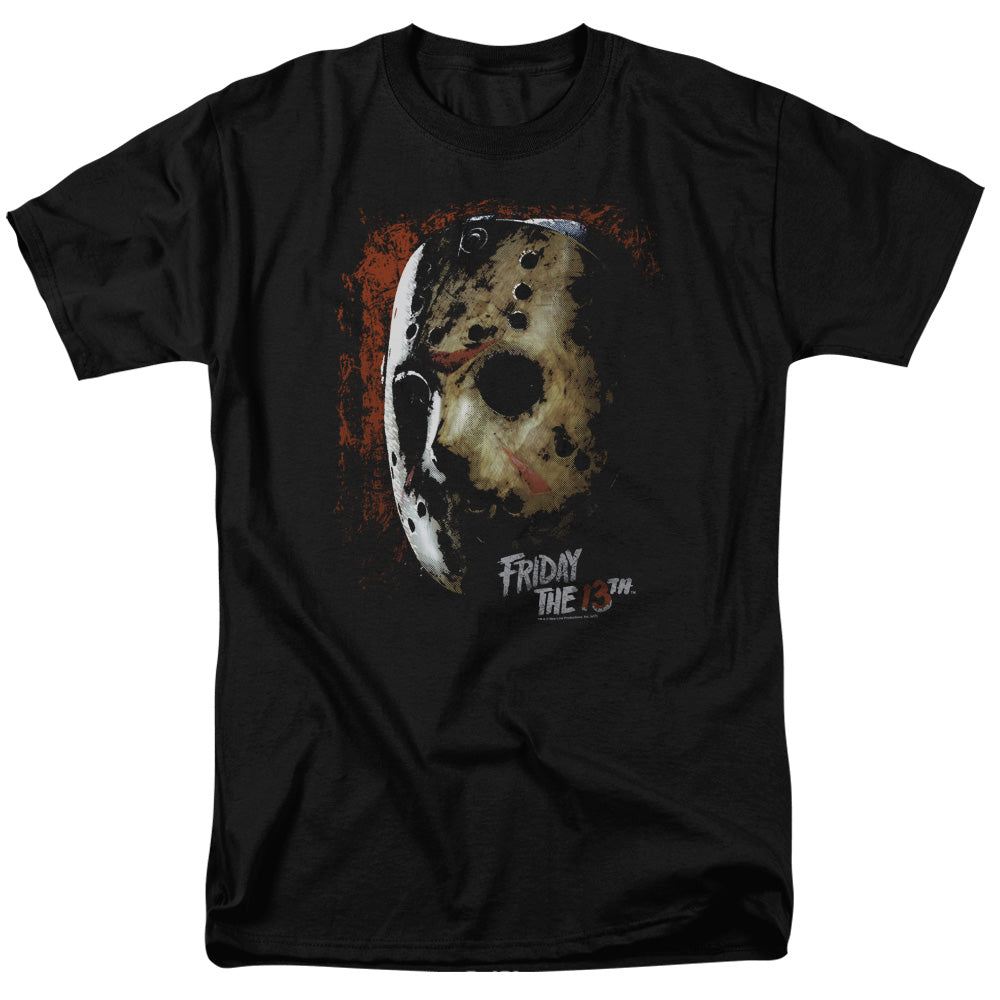 Friday The 13th™ Shirt - Officially Licensed - Mask Of Death - Adult Unisex Short Sleeve T-Shirt