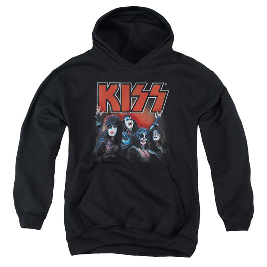 KISS™ - Youth Kids Hoodie (Ages 7+) - Pull Over Youth Hoodie - Kings - Officially Licensed