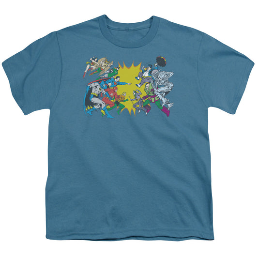 Heroes Face Off - Youth Kids T-Shirt (Ages 7+) - Short Sleeve Youth T Shirt - Officially Licensed - S M L XL