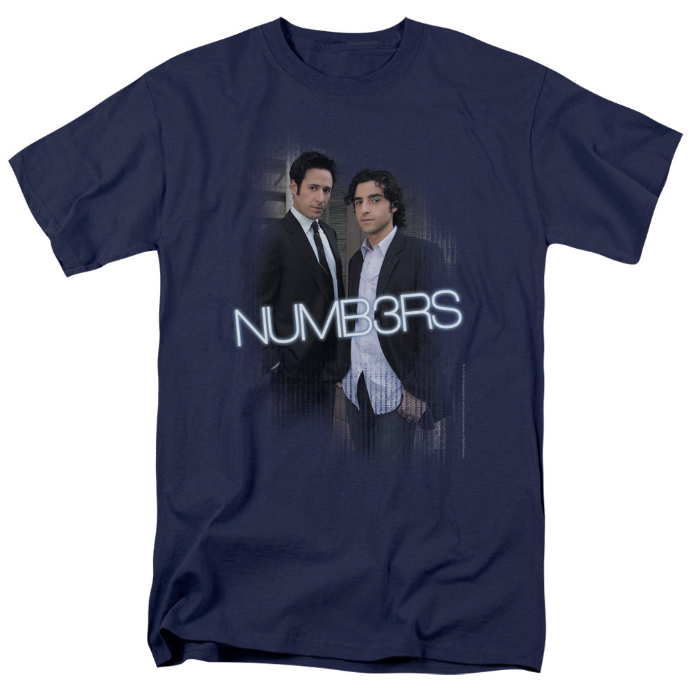Numbers™ TV Show Shirt - Numb3rs Shirt - Officially Licensed - Adult Unisex Short Sleeve T-Shirt - Don & Charlie