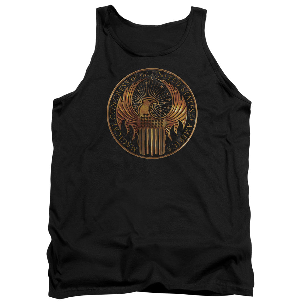 Fantastic Beasts - Magical Congress Crest Adult Tank - Forces Of Mankind