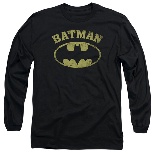 Batman - Over Symbol Long Sleeve Adult 18/1 - Forces Of Mankind