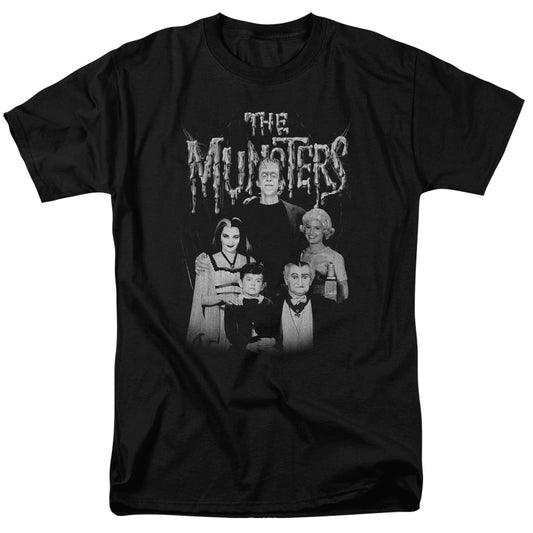 The Munsters™ Shirt - Family Portrait - Frankenstein Shirt - Adult Unisex Short Sleeve T-Shirt - Officially Licensed