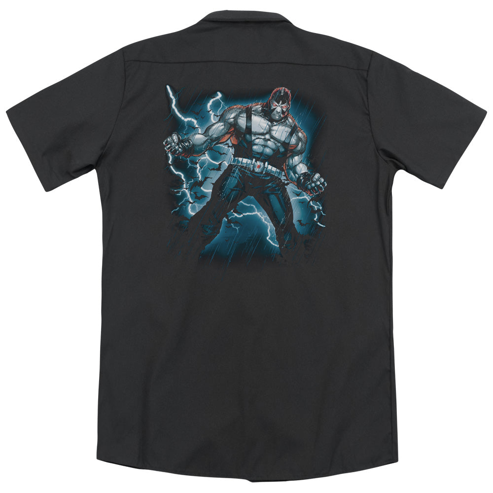 Batman - Stormy Bane (Back Print) Adult Work Shirt - Forces Of Mankind