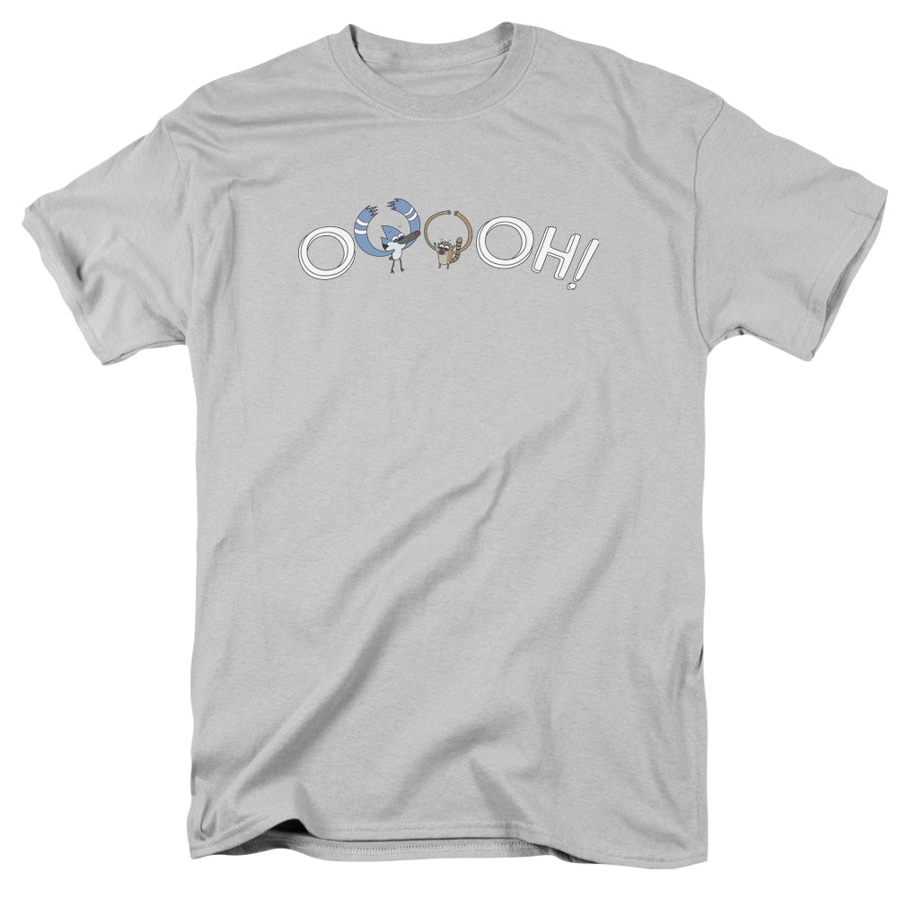 Regular Show™ Shirt - Officially Licensed - Adult Unisex Short Sleeve T-Shirt - Cartoon Network, Mordecai, Rigby - Ooooh