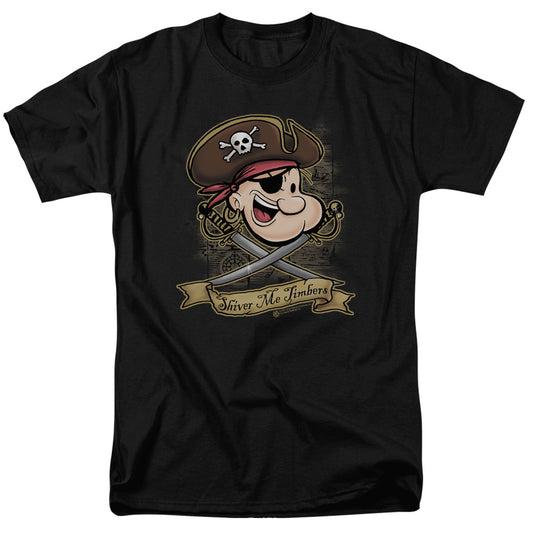Popeye™ Shirt - Officially Licensed - Shiver Me Timbers - Adult Unisex Short Sleeve T-Shirt