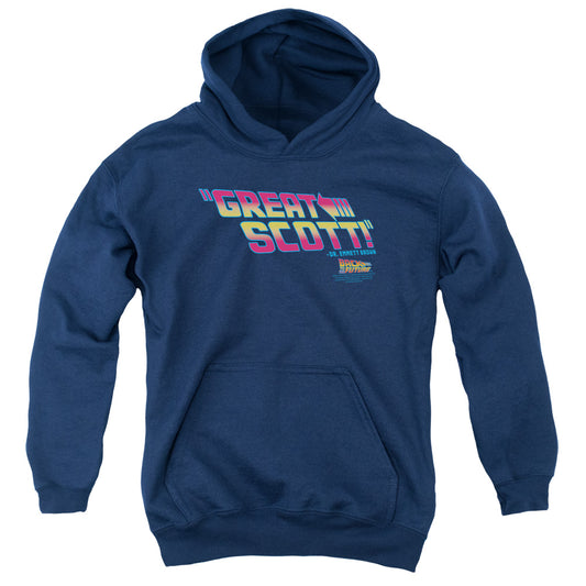 Back To The Future - Great Scott Youth Pull Over Hoodie - Forces Of Mankind