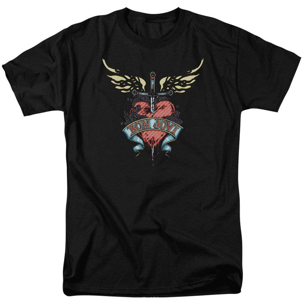 Bon Jovi™ Shirt - Officially Licensed - Adult Unisex/Men/Women Short Sleeve T-Shirt - Daggered