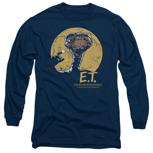 E.T.™ Movie Long Sleeve Shirt - Officially Licensed - Moon Frame - Unisex Adult Long Sleeve T-Shirt