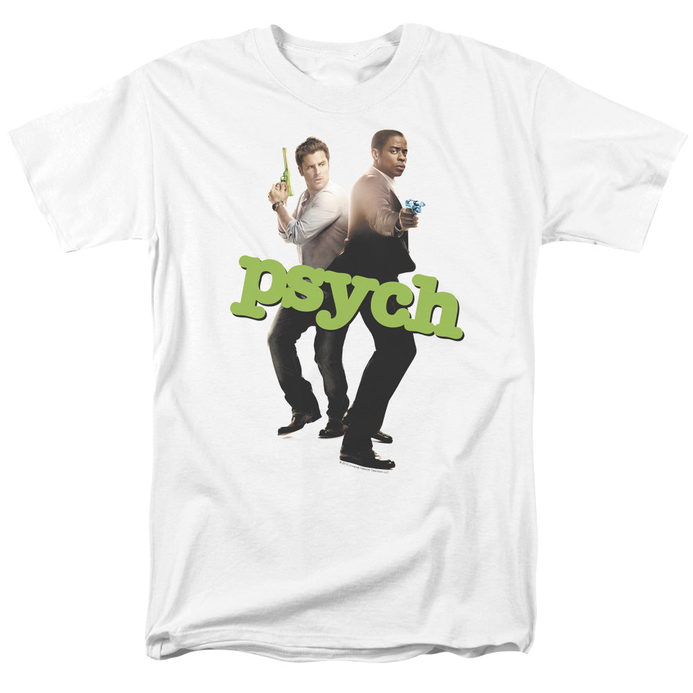 Psych™ TV Show Shirt - Officially Licensed - Adult Unisex Short Sleeve T-Shirt - Hands Up
