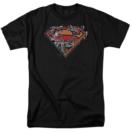 Superman™ Shirt - Officially Licensed - DC Comics - Breaking Chain Logo - Adult Unisex Short Sleeve T-Shirt