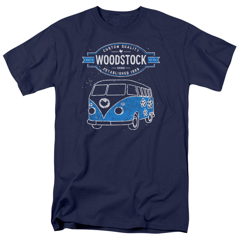 Woodstock™ Music Festival Shirt - Officially Licensed - 3 Days Of Music And Peace - Van - Adult Unisex Short Sleeve T-Shirt