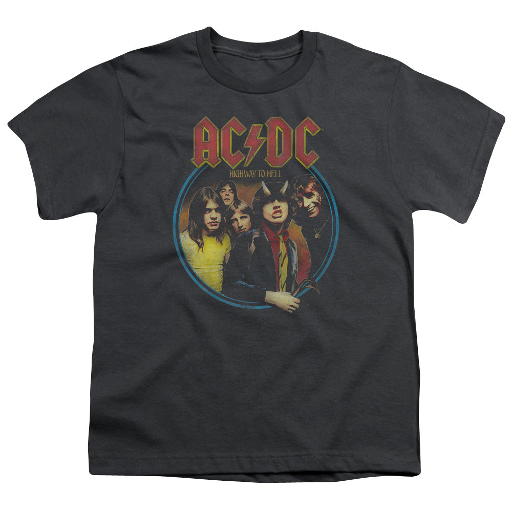Acdc - Highway To Hell Short Sleeve Youth 18/1 - Forces Of Mankind