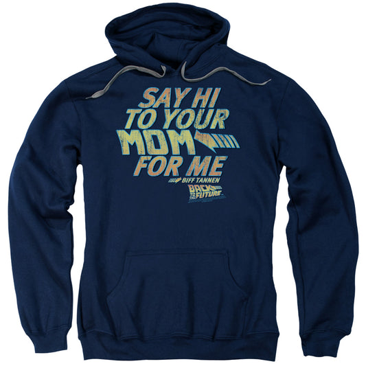 Back To The Future - Say Hi Adult Pull Over Hoodie - Forces Of Mankind