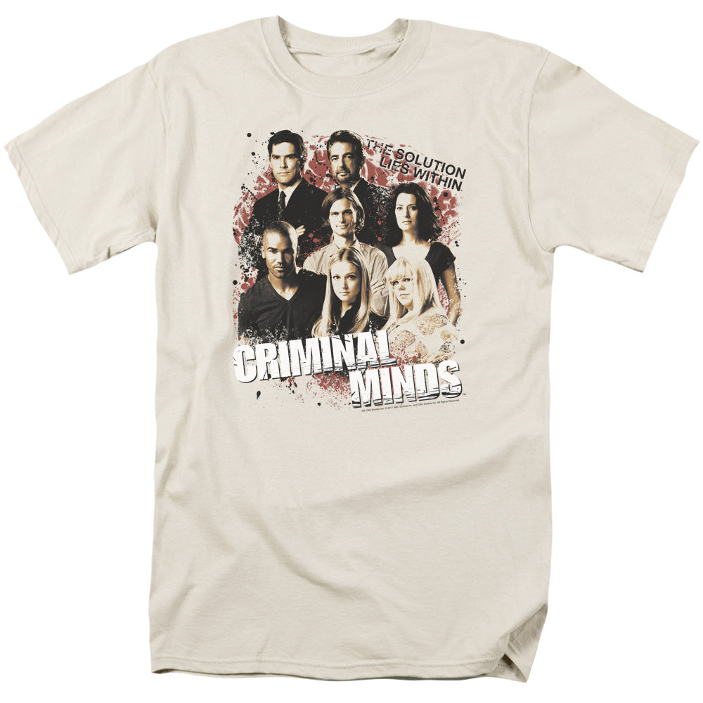 Criminal Minds™ TV Show Shirt - Solution Lies Within - Officially Licensed - Adult Unisex Short Sleeve T-Shirt