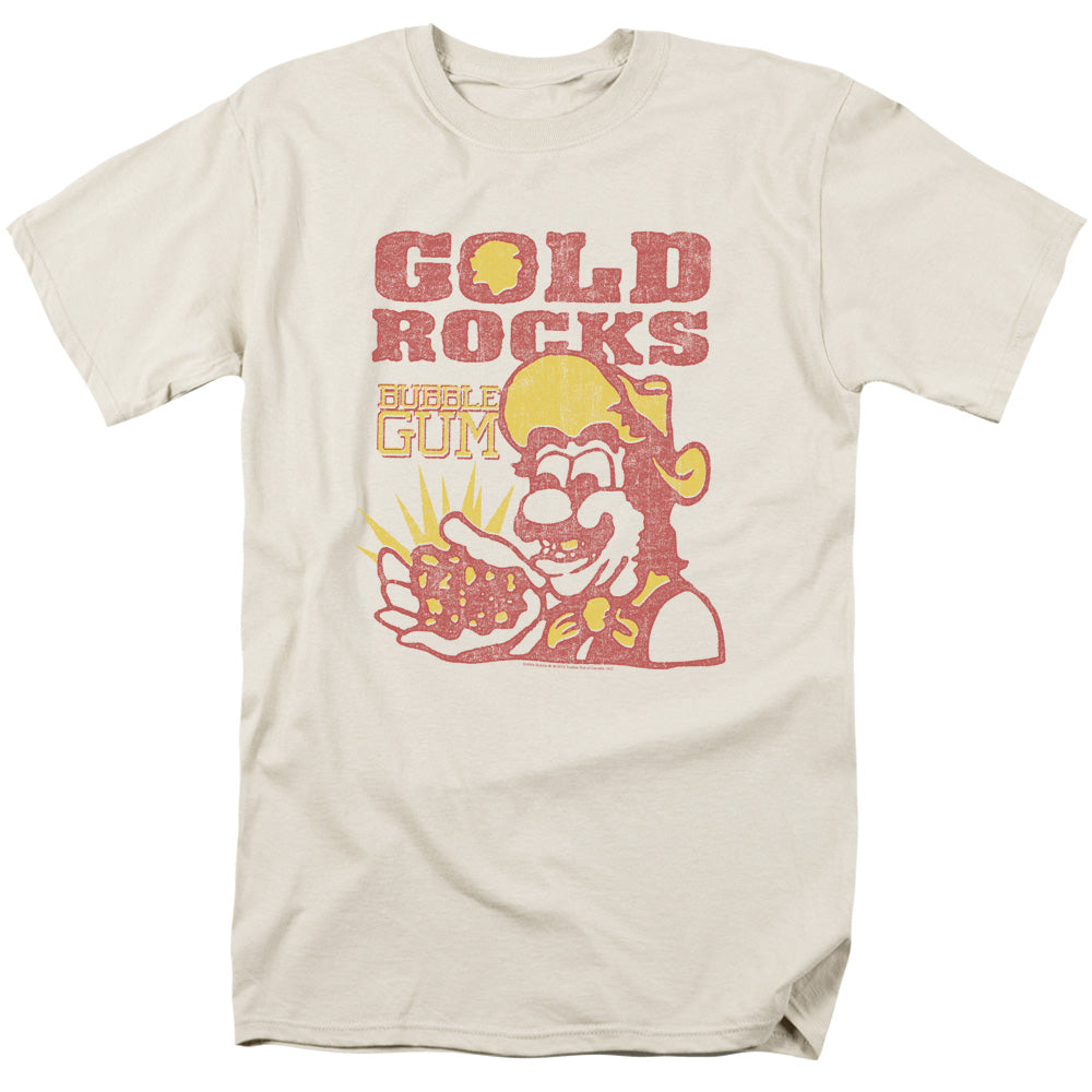 Dubble Bubble Shirt - Gold Rocks - Adult Unisex Short Sleeve T-Shirt - Officially Licensed