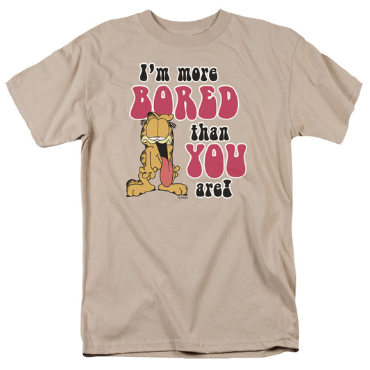 Garfield™ Shirt - Officially Licensed - Adult Unisex Short Sleeve T-Shirt - More Bored