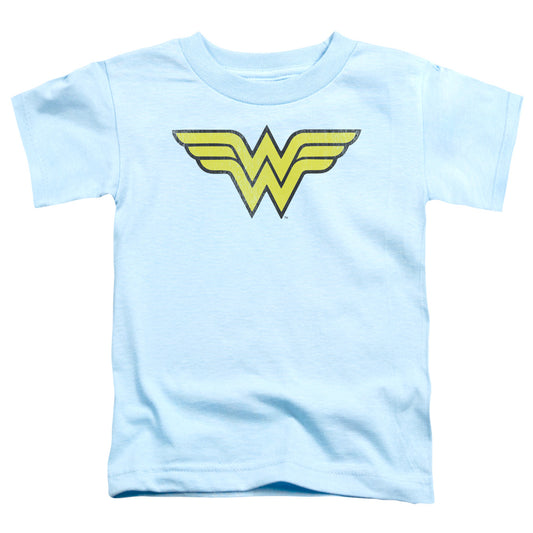 Wonder Woman™ - Toddler Kids T-Shirt (Ages 2-4) - Short Sleeve Toddler Tee - Logo Distressed - Vintage - Officially Licensed - 2T 3T 4T