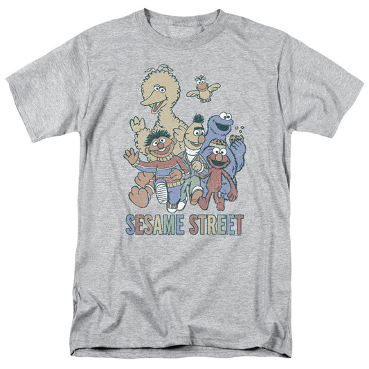 Sesame Street™ Shirt - Adult Unisex Short Sleeve T-Shirt - Officially Licensed - Colorful Group - S M L XL 2X 3X 4X 5X