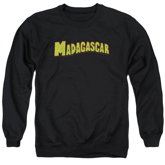 Madagascar - Adult Unisex Crewneck Sweatshirt - Logo - Officially Licensed