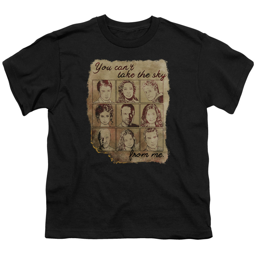 Firefly - Burned Poster Short Sleeve Youth 18/1 - Forces Of Mankind