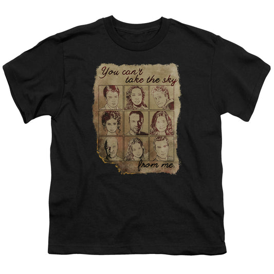 Firefly - Burned Poster Short Sleeve Youth 18/1 - Forces Of Mankind