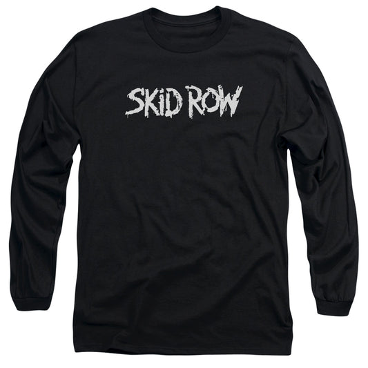 Skid Row - Adult Unisex Long Sleeve T-Shirt - Logo