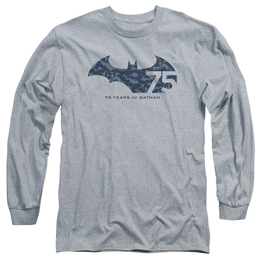 Batman - 75 Year Collage Long Sleeve Adult 18/1 - Forces Of Mankind