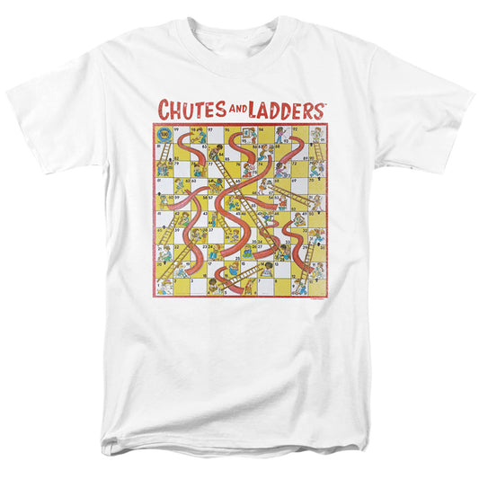 Chutes And Ladders™ Game Shirt - Officially Licensed - 79 Game Board - Adult Unisex Short Sleeve T-Shirt