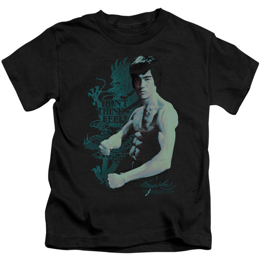 Bruce Lee™ - Kids T-Shirt (Ages 4-7) - Feel - Officially Licensed - Short Sleeve Juvenile Kids T Shirt - Size 4 5 6 7