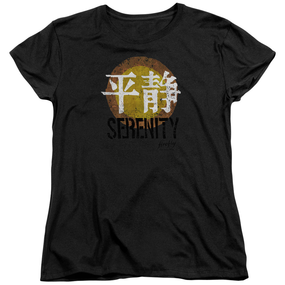 Firefly - Serenity Logo Short Sleeve Women's Tee - Forces Of Mankind